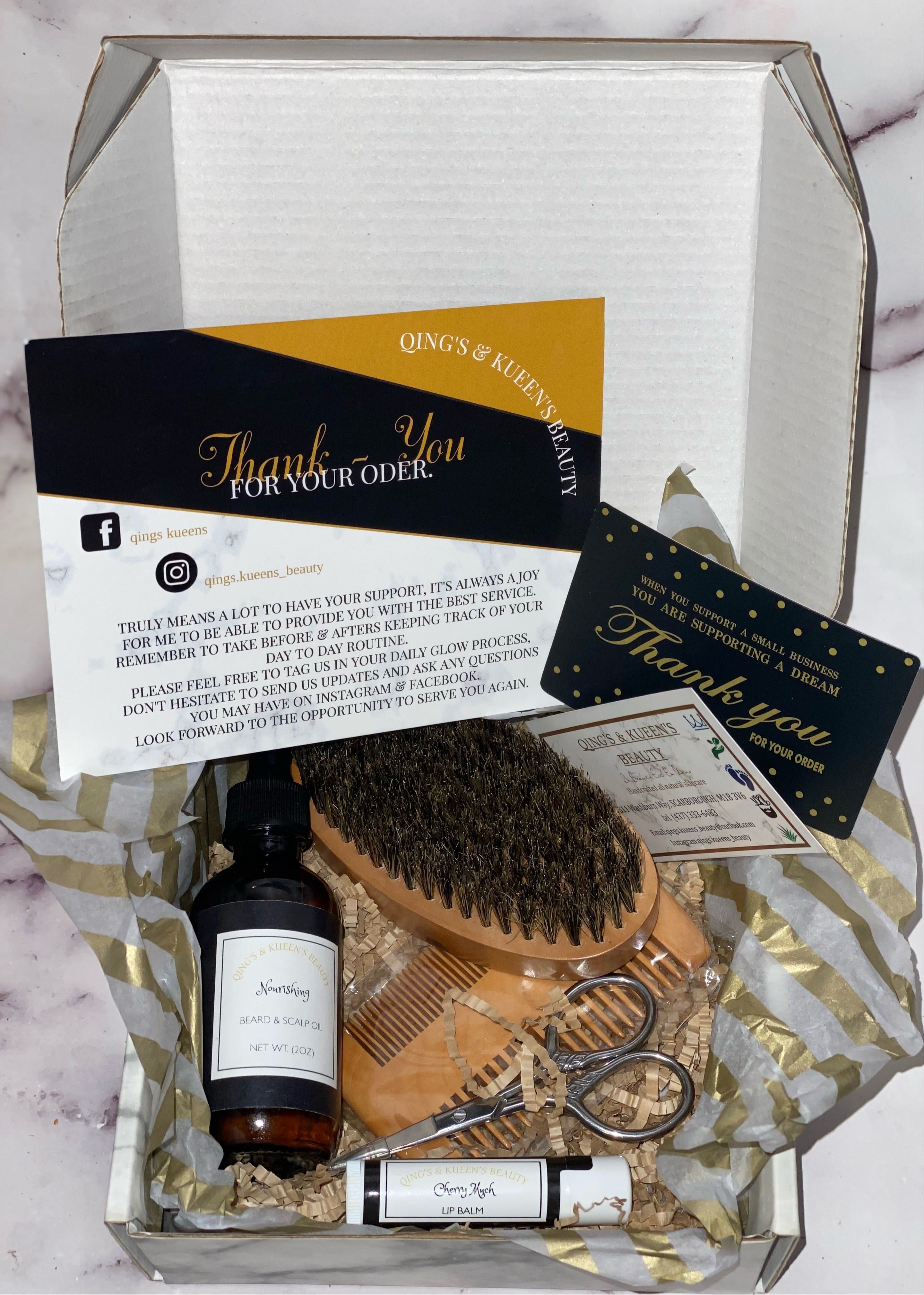 Qing’s & Kueen’s Beauty Males Essentials Kit