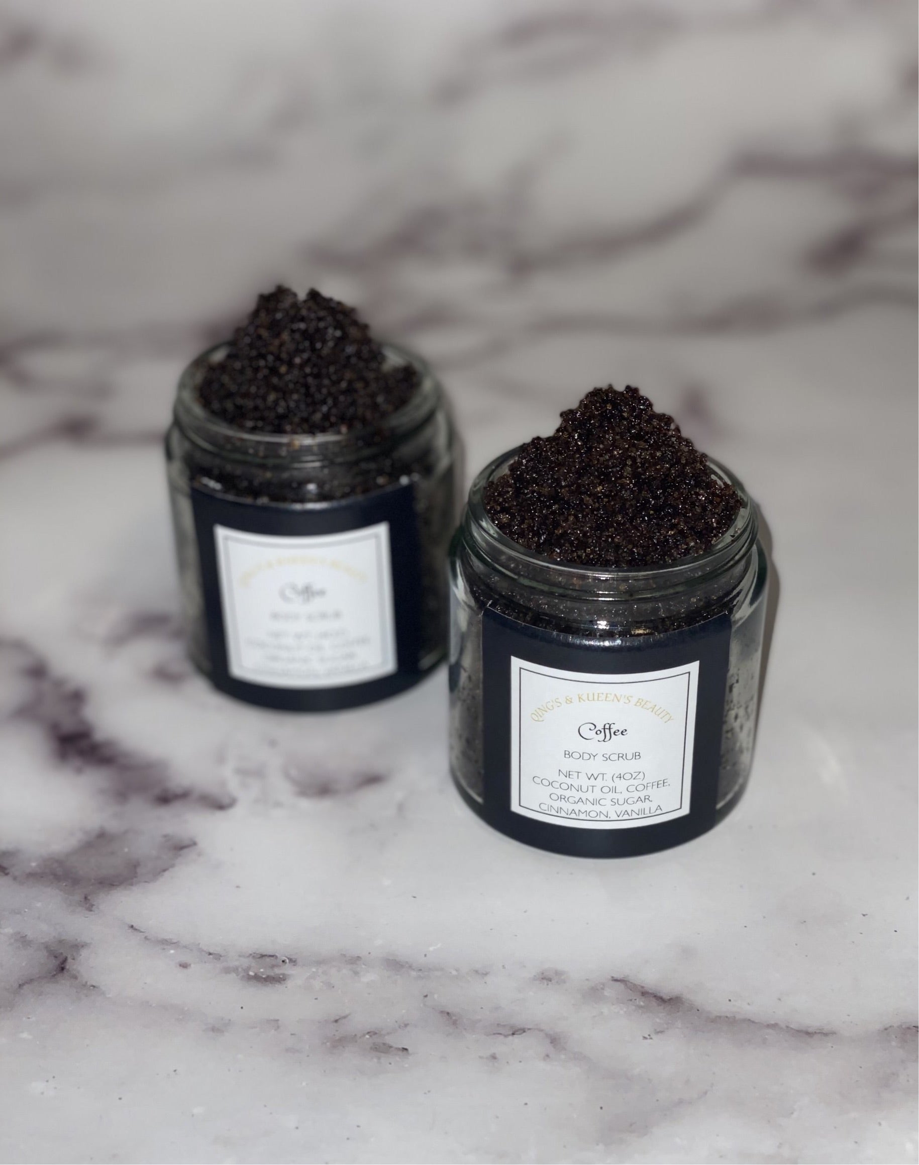Qing’s & Kueen’s Beauty Coffee body scrub