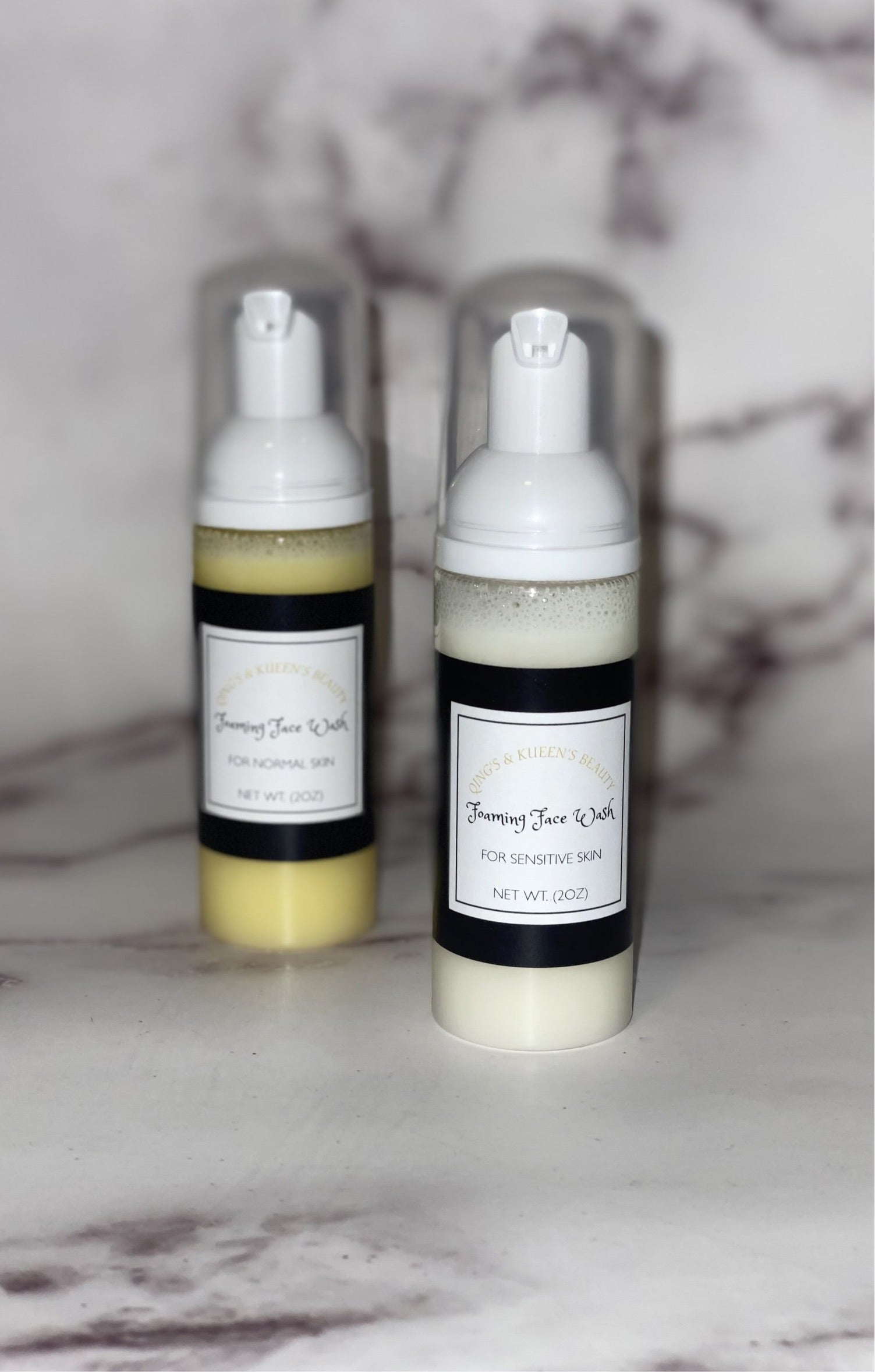 Qing’s & Kueen’s Beauty Foaming face wash