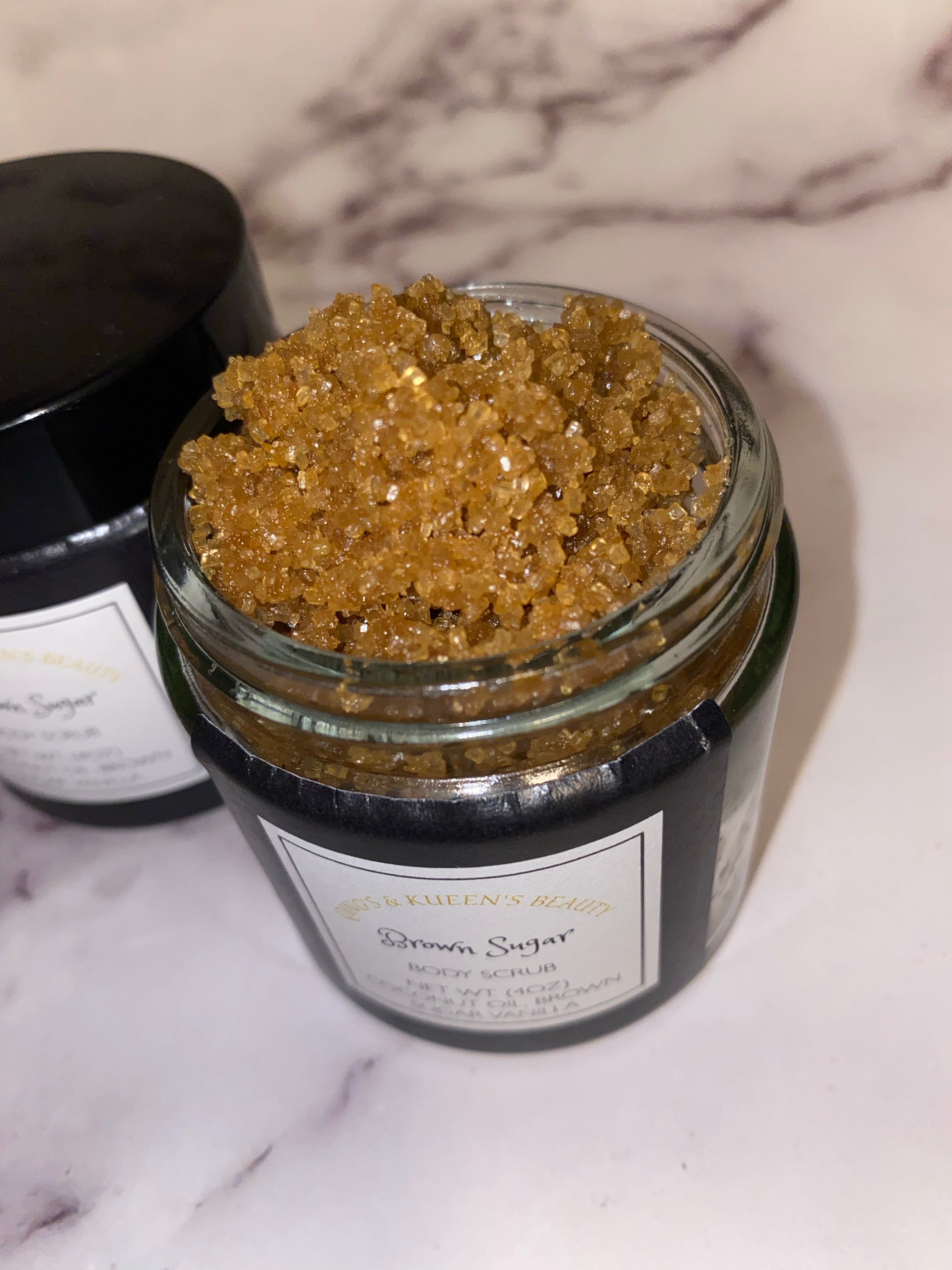 Qing’s & Kueen’s Beauty Brown Sugar body scrub